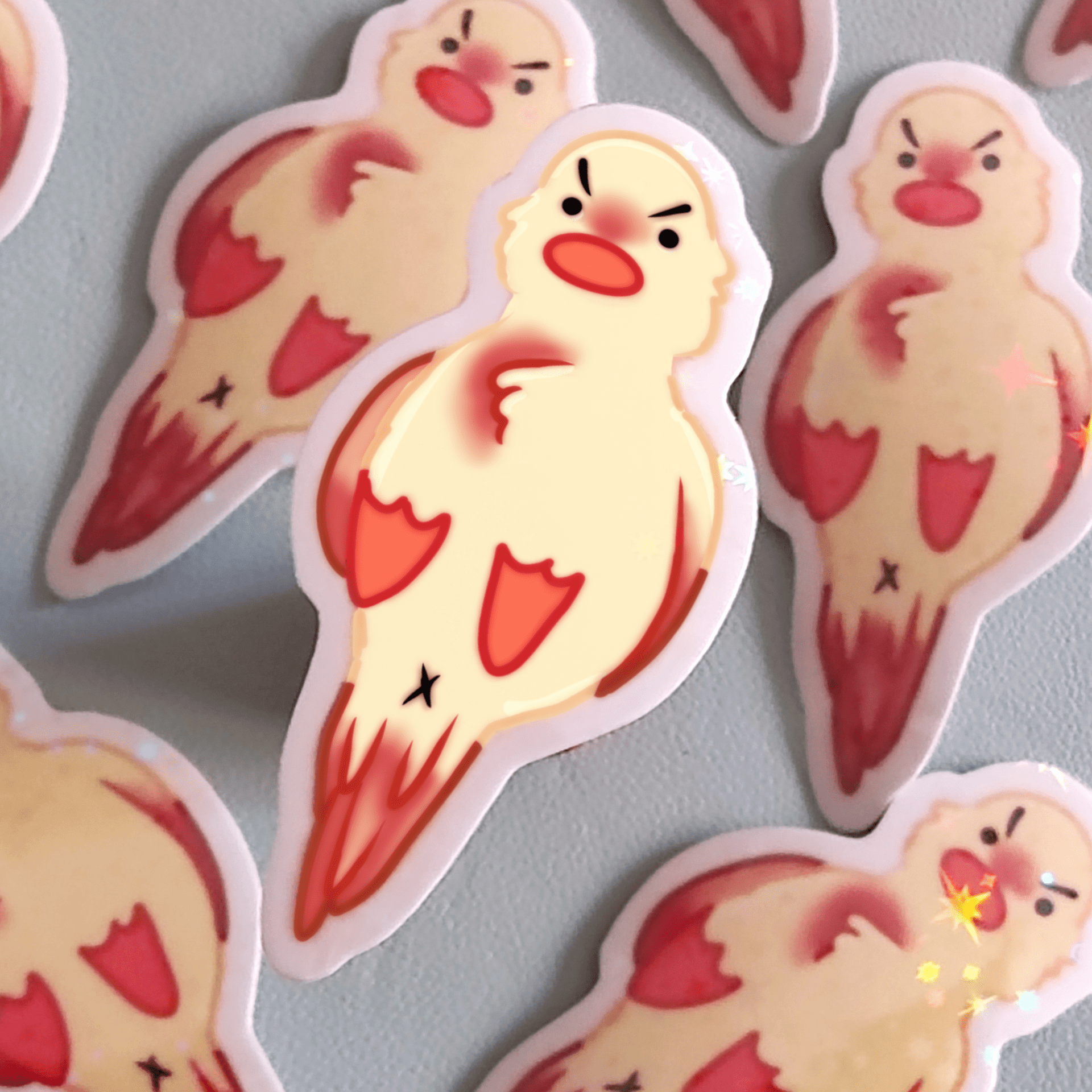Pack de stickers de patos. - 4