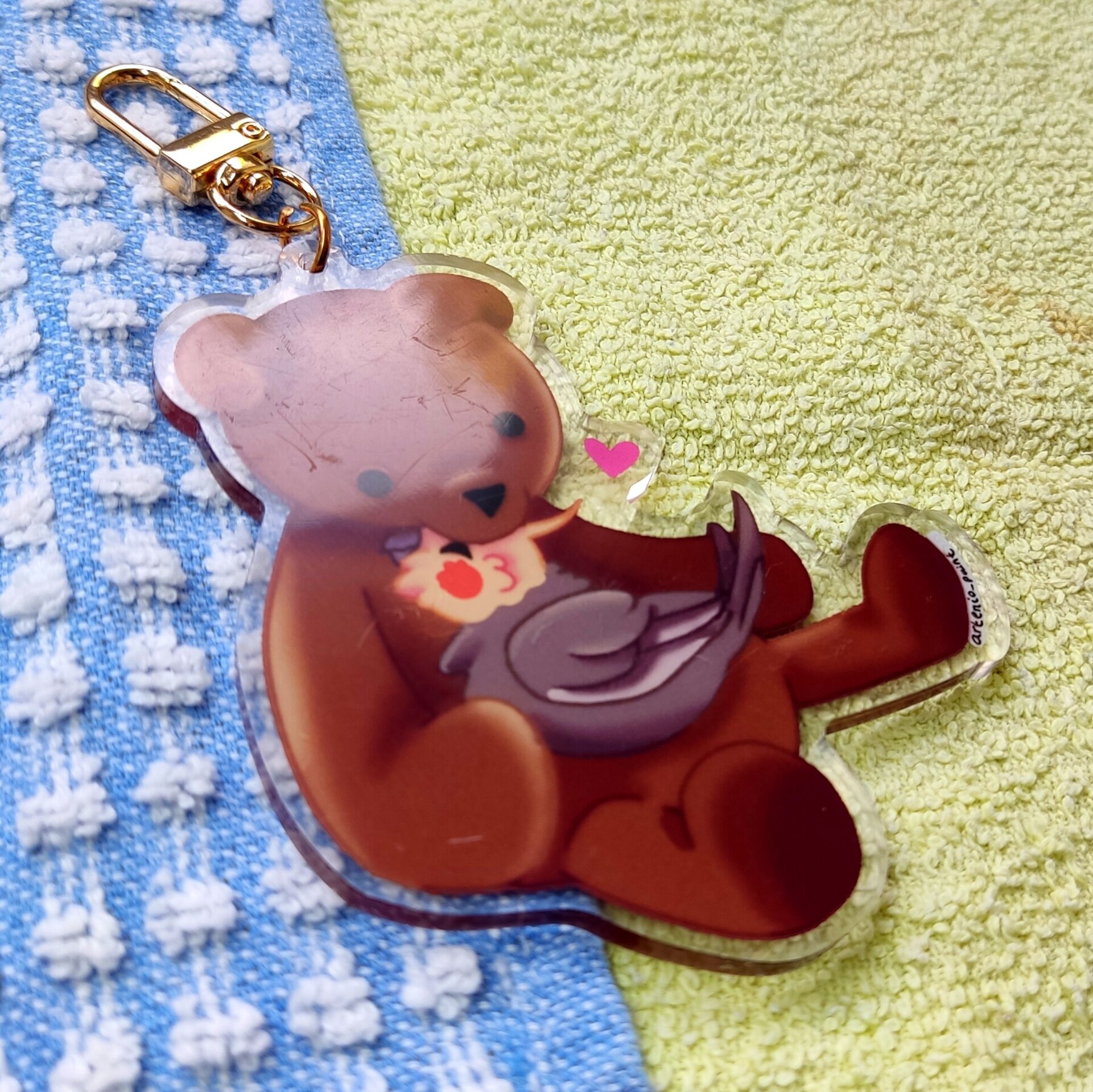 Llavero de Ninfa con oso. - 2