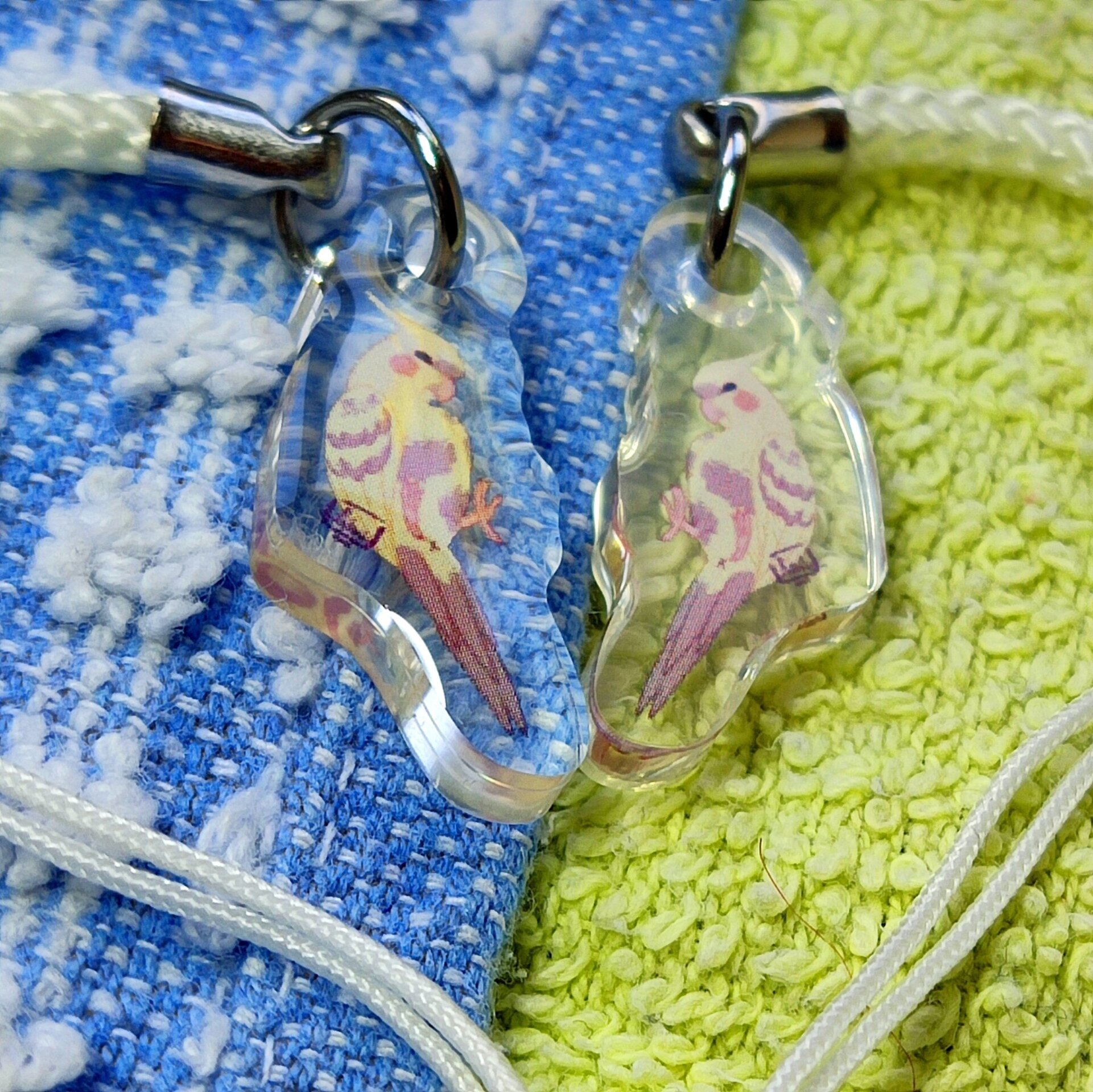 Llavero para móvil de ninfa amarilla - 3