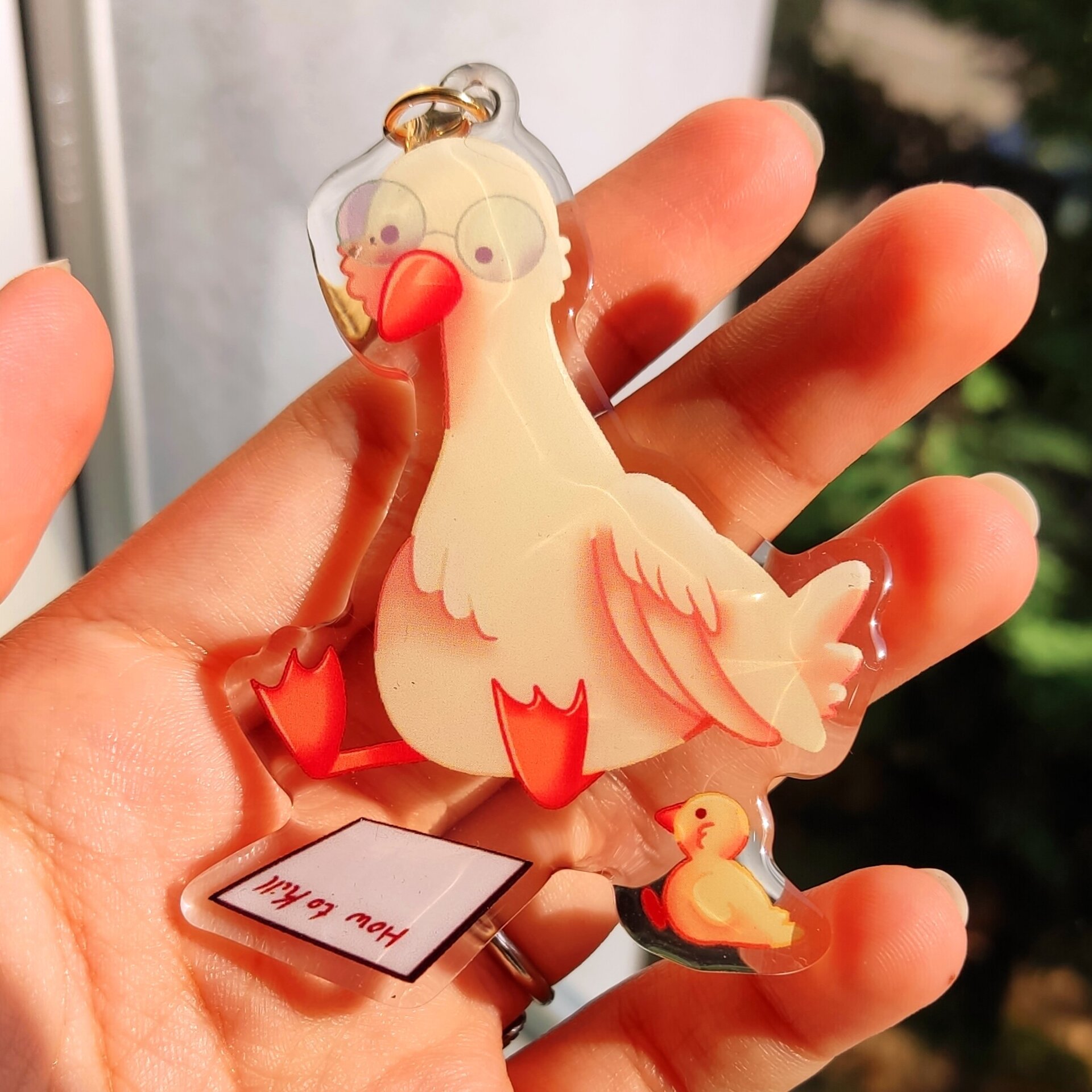Llavero de pato. - 3